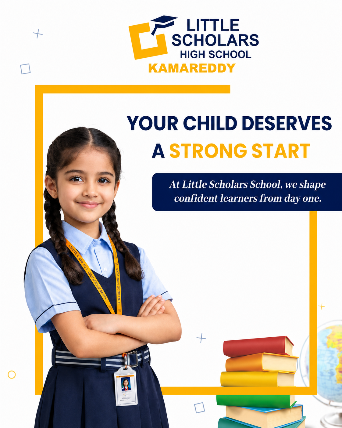 Little Scholar School student poster shown in full