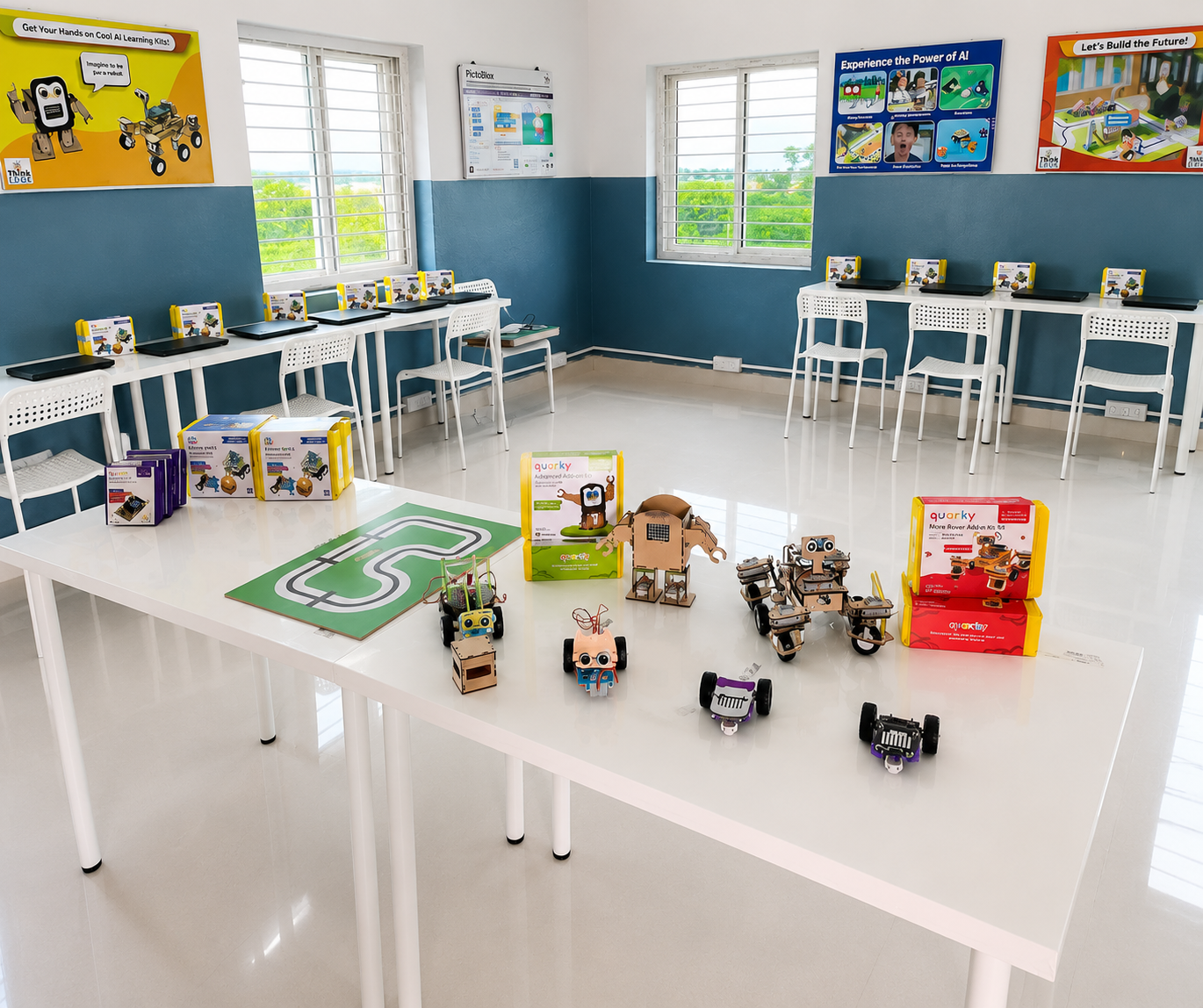 Robotics education in Kamareddy at Little Scholar School