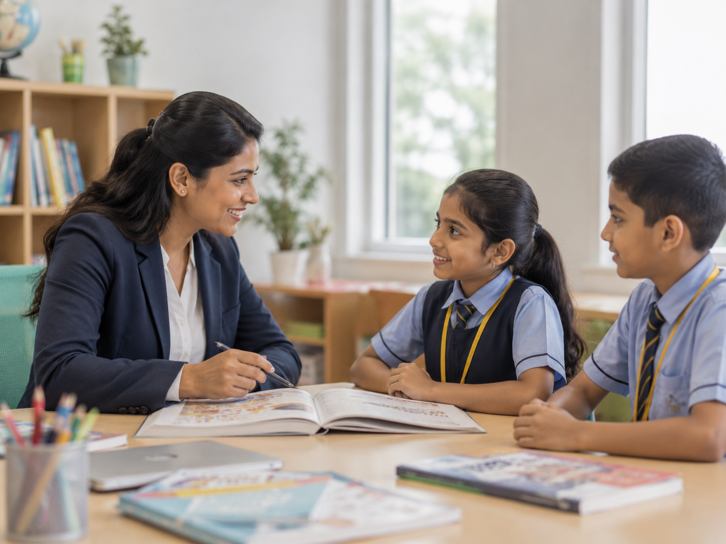 School admission process in Kamareddy campus visit at Little Scholar School